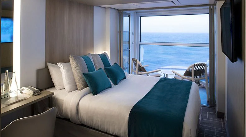 Edge Single Stateroom with Infinite Veranda